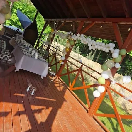 펜션 Wypoczynkowy Caloroczny U Agi Z Balia Z Jacuzzi I Sauna Przezmark