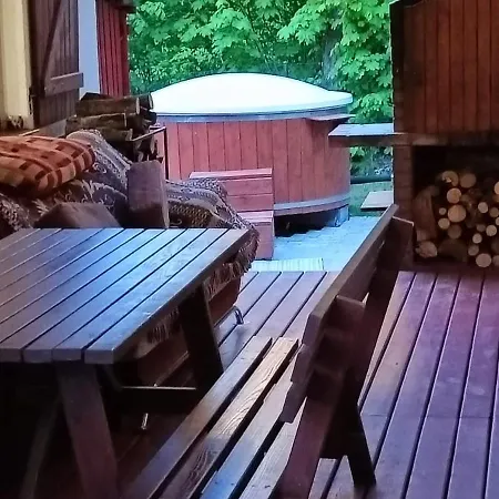 Wypoczynkowy Caloroczny U Agi Z Balia Z Jacuzzi I Sauna 펜션 Przezmark