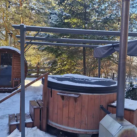 Wypoczynkowy Caloroczny U Agi Z Balia Z Jacuzzi I Sauna Przezmark
