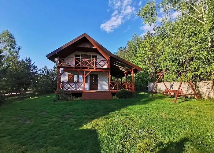 Ferienhaus Wypoczynkowy Caloroczny U Agi Z Balia Z Jacuzzi I Sauna