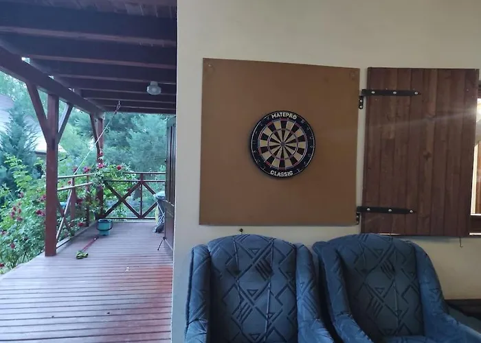 Wypoczynkowy Caloroczny U Agi Z Balia Z Jacuzzi I Sauna Ferienhaus Przezmark