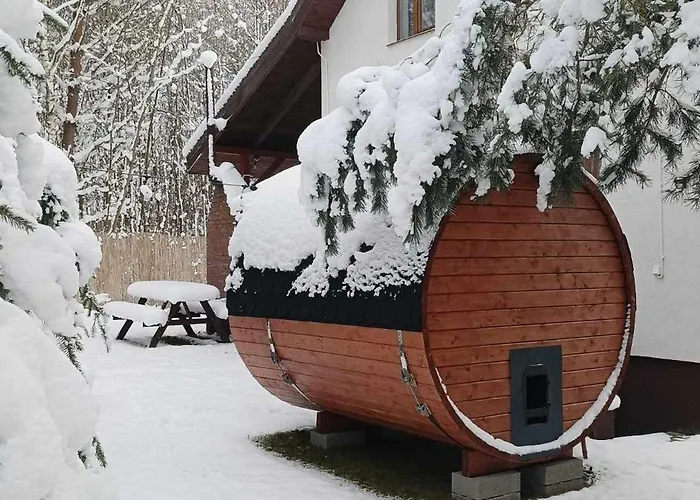 Wypoczynkowy Całoroczny U Agi Z Balią Z Jacuzzi I Sauną