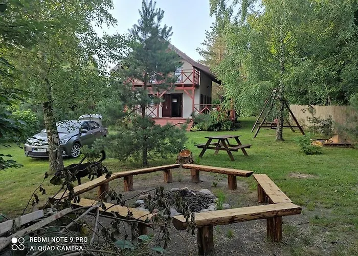 Dom wakacyjny Wypoczynkowy Całoroczny U Agi Z Balią Z Jacuzzi I Sauną