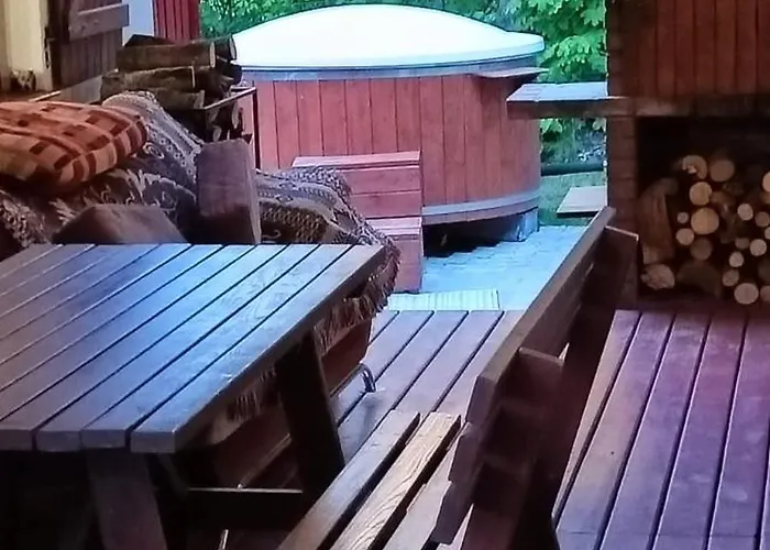Wypoczynkowy Całoroczny U Agi Z Balią Z Jacuzzi I Sauną Dom wakacyjny Przezmark